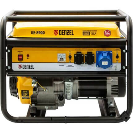 Бензиновый генератор Denzel GE 8900, 8,5 кВт