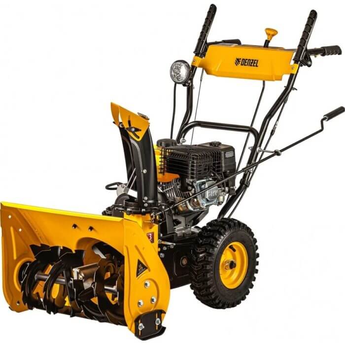 Бензиновая снегоуборочная машина Denzel SB 560 LP, 212 cc, электростартер, фара